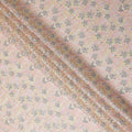 Blush Pink Pure Tussar Silk Fabric 110cm