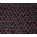 Black Floral Embroidered Cotton Voile Fabric 110cm