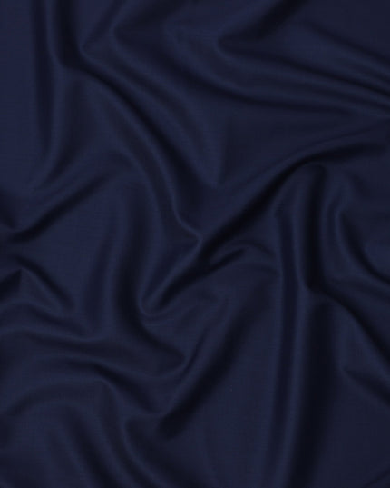 قماش صوف إيطالي سادة أزرق داكن، سوبر 150، مناسب للبدلات، 150 سم، إيطاليا - D24697