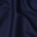 قماش صوف إيطالي سادة أزرق داكن، سوبر 150، مناسب للبدلات، 150 سم، إيطاليا - D24697