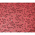 Pink Leaf French Silk Chiffon Fransawi Garbasaar