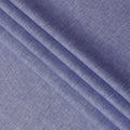 قماش كتان نقي فاخر أزرق، تصميم سادة، 60 ليا، عرض 150 سم، الهند - D25552
