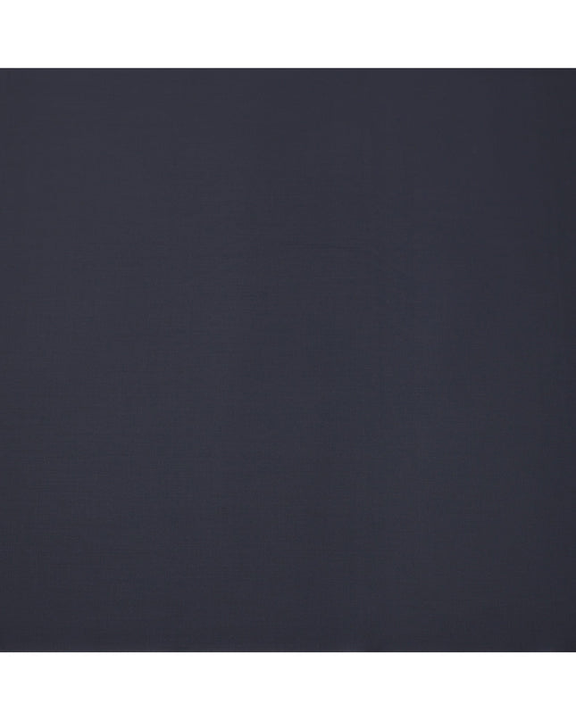 Dark Navy Plain Blended Super 140's Wool Suiting Fabric 3.5 Mtrs, 150 Cms, India-D24949 Regal Fabrics