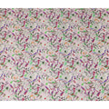 Pink Botanical Floral Jacquard Viscose Crepe 110cm