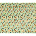 Green Floral Jacquard Viscose Crepe 110cm
