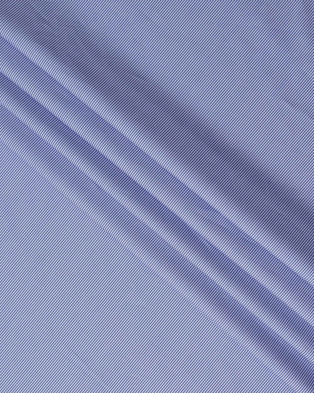 Periwinkle Micro Check Shirting 150cm