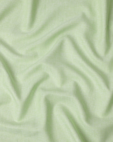 Soft Mint Green Pure Linen 60 Lea Fabric 150cm