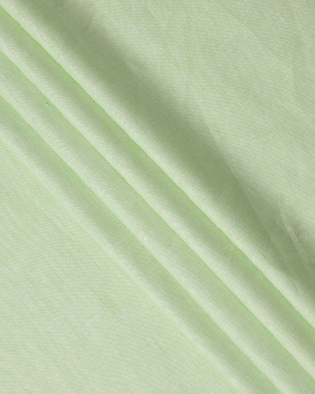 Soft Mint Green Pure Linen 60 Lea Fabric 150cm