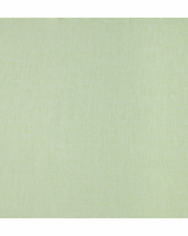 Soft Mint Green Pure Linen 60 Lea Fabric 150cm