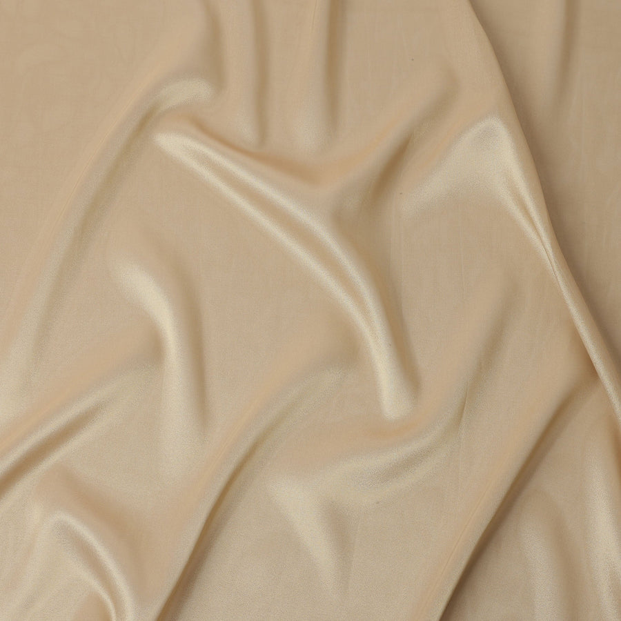 Champagne Gold Premium Silk Lame Fabric, 110 Cms Width, Made in South Korea-D26139