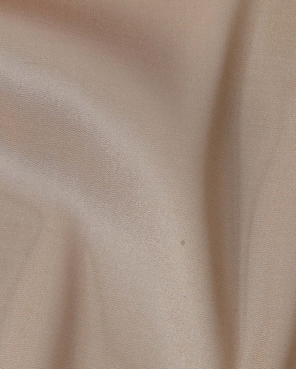 Beige Premium Silk Lame Fabric, 110 Cms Width, Made in South Korea-D26144