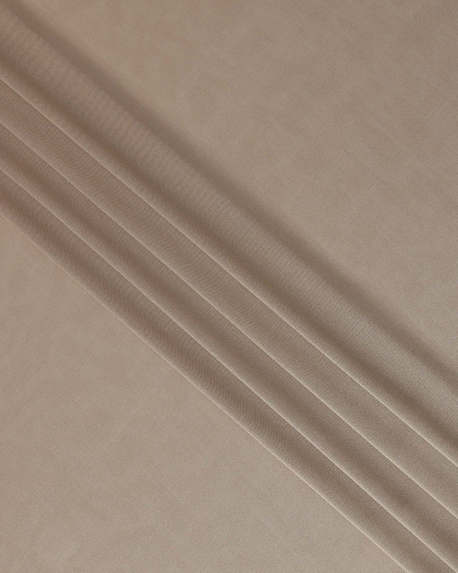 Beige Premium Silk Lame Fabric, 110 Cms Width, Made in South Korea-D26144