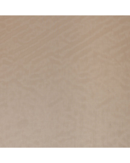 Beige Premium Silk Lame Fabric, 110 Cms Width, Made in South Korea-D26144