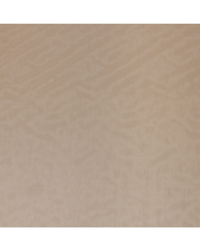 Beige Premium Silk Lame Fabric, 110 Cms Width, Made in South Korea-D26144