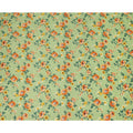 Light Green Floral Printed Cotton Uragiri Voile Fabric, 110 Cms Width, Japan-D25291