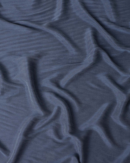 Slate Blue Self Cupro Fabric 110cm