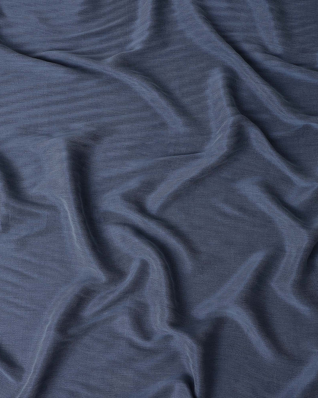 Slate Blue Self Cupro Fabric 110cm