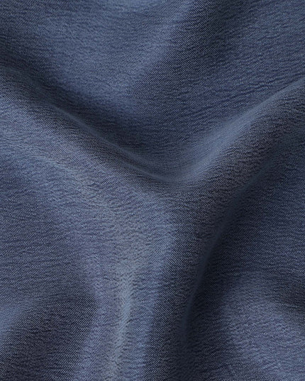 Slate Blue Self Cupro Fabric 110cm