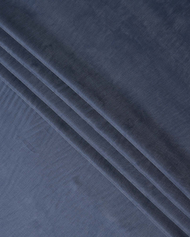 Slate Blue Self Cupro Fabric 110cm