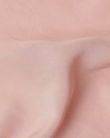 Soft Peach Linen Cupro Fabric 150cm