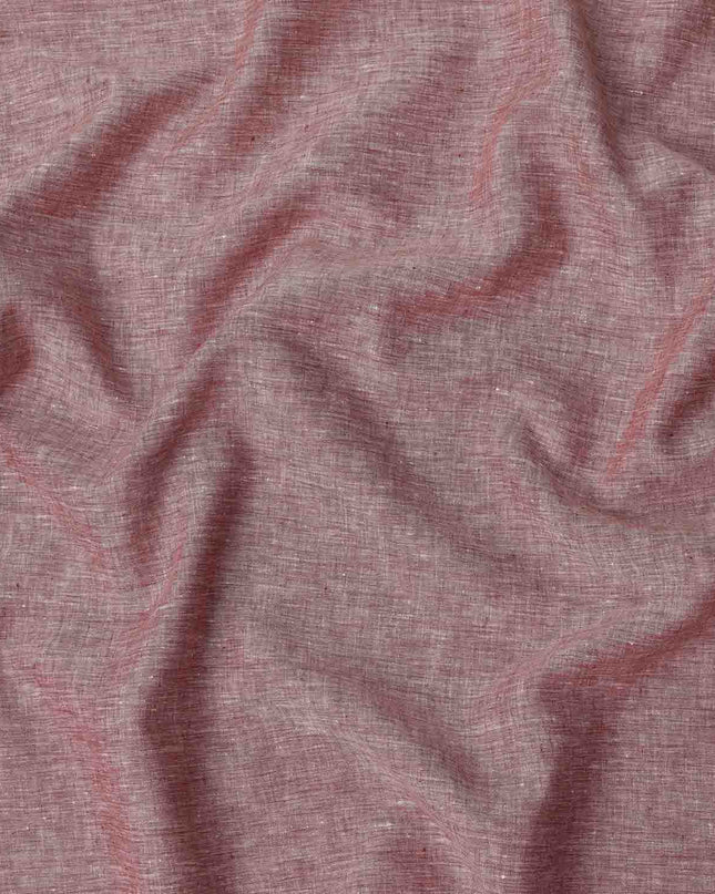 Rose Pink Pure Linen 60 Lea Fabric 150cm India