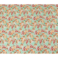 Green Bouquet Floral Gold Dot Viscose Crepe 110cm