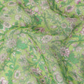 Green Polyester Chiffon Fabric 110cm | Regal Fabrics