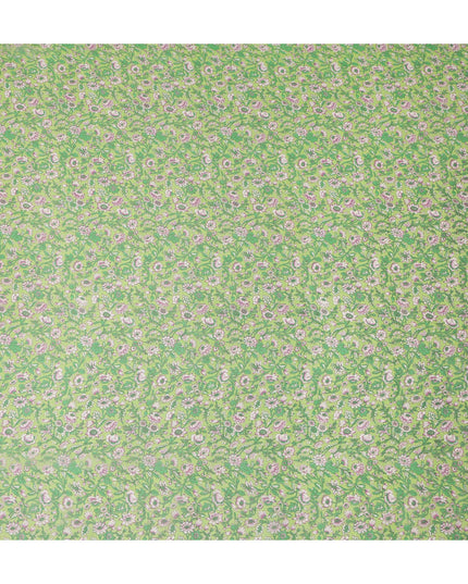 Green Polyester Chiffon Fabric 110cm | Regal Fabrics