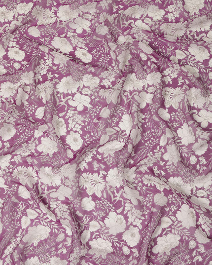 Purple Polyester Chiffon Fabric 110cm | Regal Fabrics