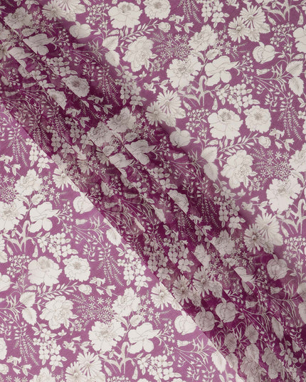 Purple Polyester Chiffon Fabric 110cm | Regal Fabrics