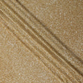 Champagne Gold Silk Georgette Sequin Fabric 110cm