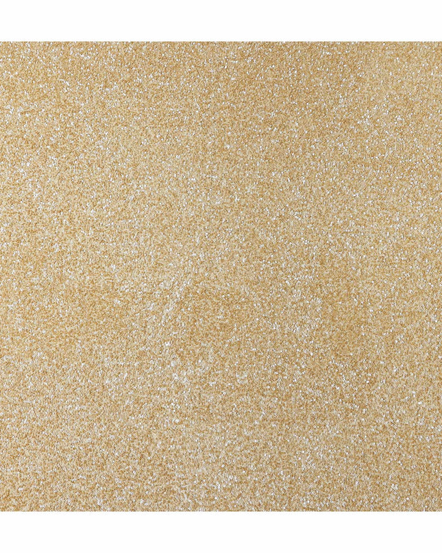 Champagne Gold Silk Georgette Sequin Fabric 110cm