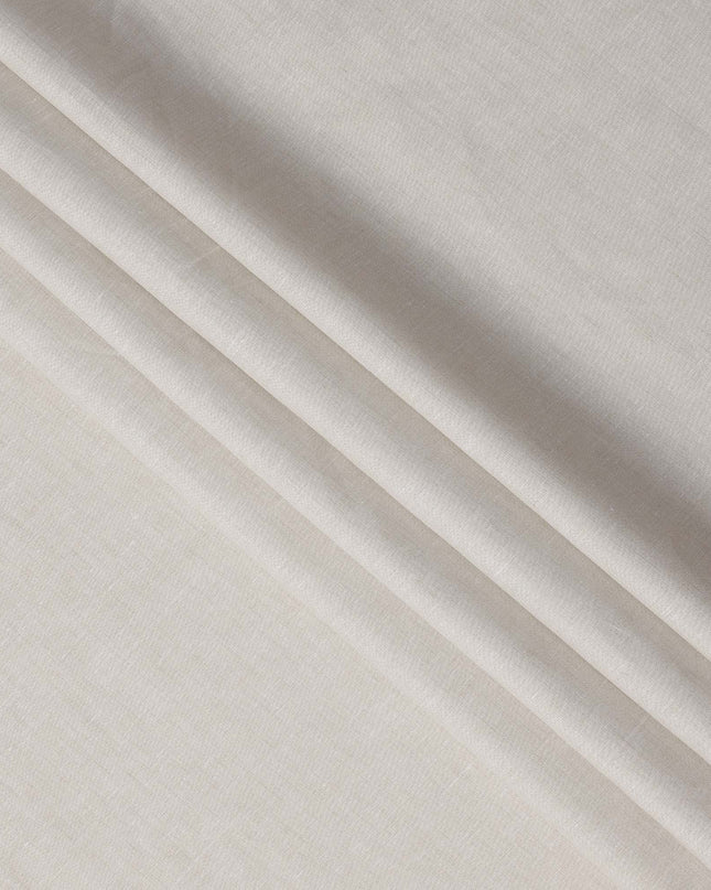 Light Beige Premium Pure Linen Fabric 60 Lea Plain Solid Design, 150 Cms Width, India-D25548