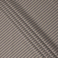 Brown and Grey Horizontal Striped Cotton Shirting Fabric, Width 150 Cms, Made in Japan-D26055
