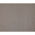 Brown and Grey Horizontal Striped Cotton Shirting Fabric, Width 150 Cms, Made in Japan-D26055