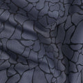 Grey Abstract Print Blended Cotton Shirting Fabric, 150 Cms, India-D25143