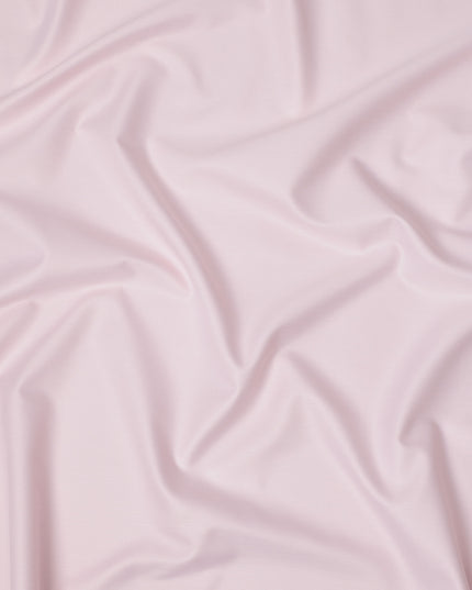 قماش قمصان قطني سويسري فاخر ١٠٠٪ منسوج بنمط متعرج وردي فاتح، ١٥٠ سم، سويسرا - D24693