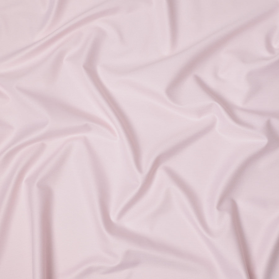 قماش قمصان قطني سويسري فاخر ١٠٠٪ منسوج بنمط متعرج وردي فاتح، ١٥٠ سم، سويسرا - D24693