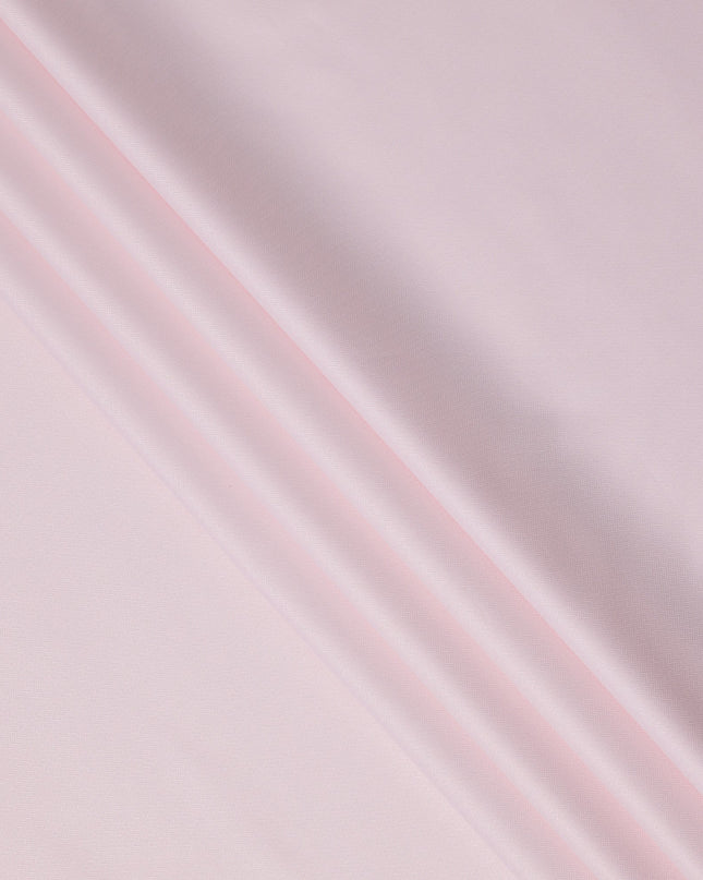 Baby Pink Herringbone Weave Premium 100% Swiss Cotton Shirting Fabric, 150 Cms, Switzerland-D24693