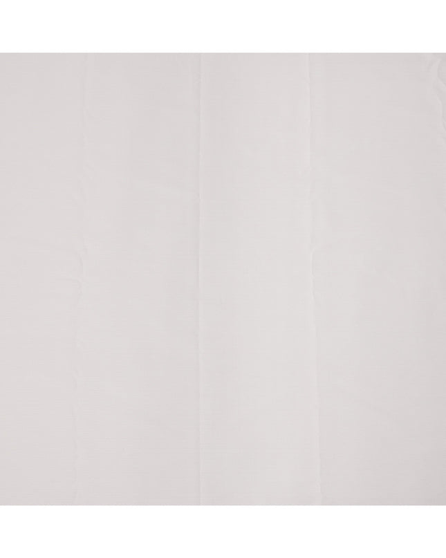 White Herringbone Weave Premium 100% Swiss Cotton Shirting Fabric, 150 Cms, Switzerland-D24694