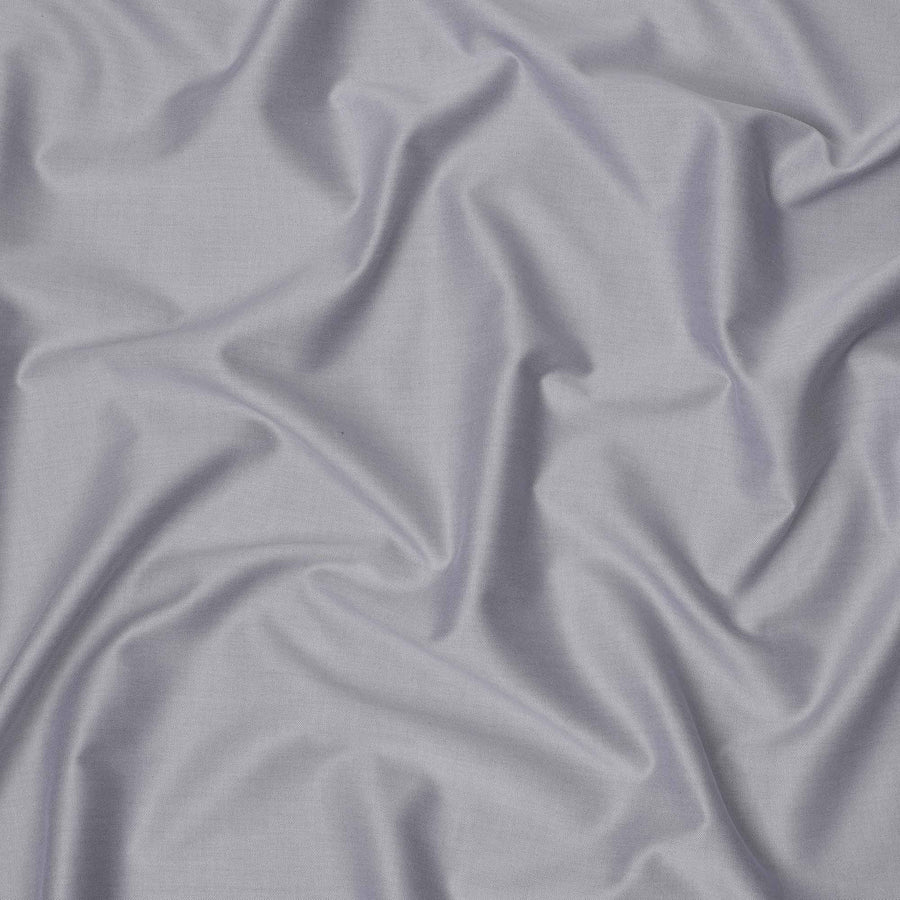 Steel Grey Solid Premium 100% Swiss Cotton Shirting Fabric, 150 Cms, Switzerland-D24686