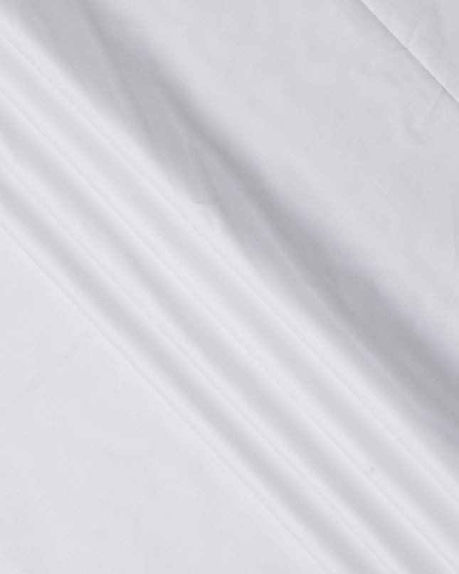 White Solid Premium 100% Swiss Cotton Shirting Fabric, 150 Cms, Switzerland-D24682 Regal Fabrics