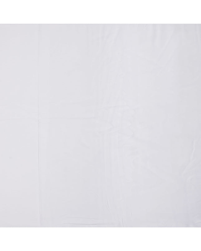 White Solid Premium 100% Swiss Cotton Shirting Fabric, 150 Cms, Switzerland-D24682 Regal Fabrics