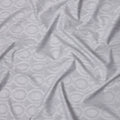Pearl Grey Jacquard Pattern Swiss Cotton Shirting Fabric, 150 Cms, Switzerland-D24934