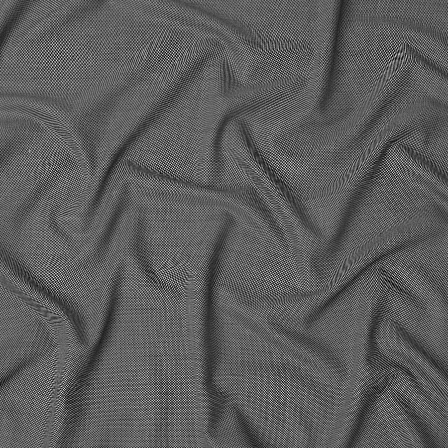 Grey Premium Super 150's English All Wool Suiting Fabric, Width 150 Cms, Made in United Kingdom-D25015