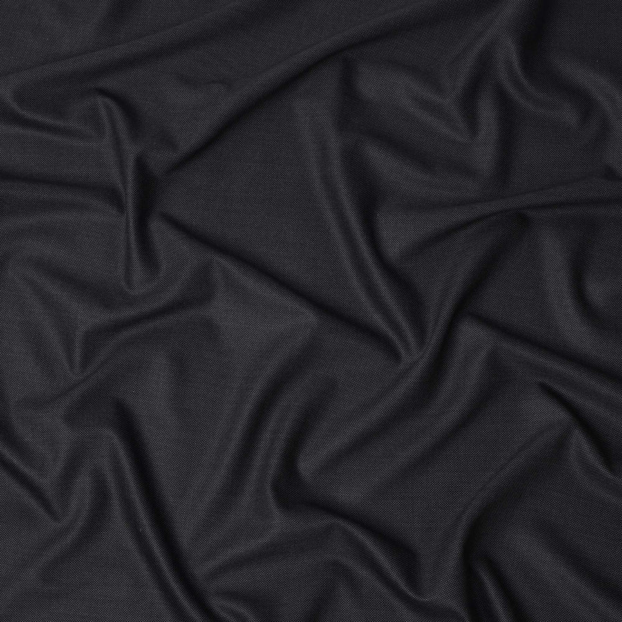 Charcoal Premium Super 150's English All Wool Suiting Fabric, Width 150 Cms, Made in United Kingdom-D25014