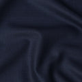 Navy Blue Premium Super 150's English All Wool Suiting Fabric, Width 150 Cms, Made in United Kingdom-D25016