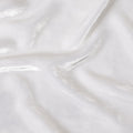 Ivory White Premium Silk Blended Velvet Fabric with Lustrous Finish and Elegant Drape, 140 Cms Width, Made in China-D25909