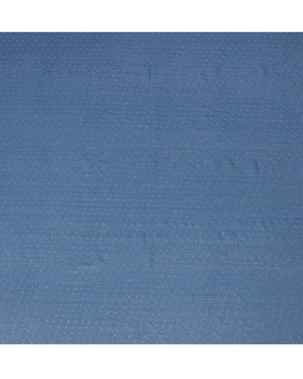 Navy Blue Synthetic Chiffon Traditional Sudanese Thobe with Stone Work, 4.5 Mtrs Piece, Width 110 Cms, Made in India-D26454