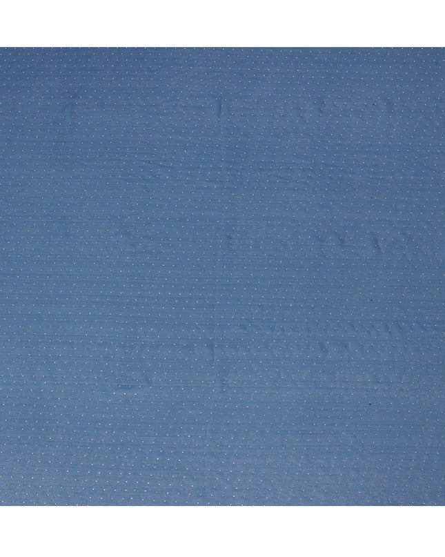 Navy Blue Synthetic Chiffon Traditional Sudanese Thobe with Stone Work, 4.5 Mtrs Piece, Width 110 Cms, Made in India-D26454